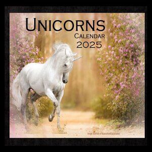 Unicorn Calendar 2025 Unipeg Wall Calendar Unicorn Pictures Planner Organizer